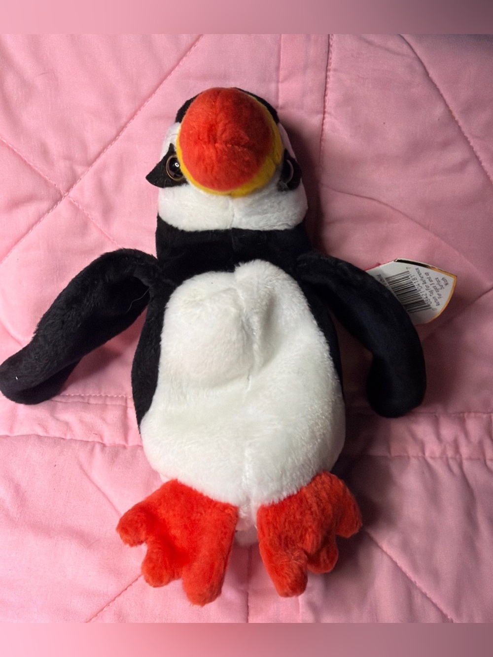 Vtg Ty Beanie Baby Puffer Puffin Extinct Bird 1997 Retired PE Plush Toy Penguin
